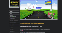 Desktop Screenshot of fahrschule-sieber.de