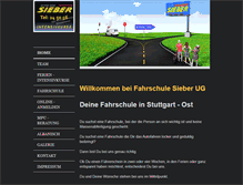 Tablet Screenshot of fahrschule-sieber.de